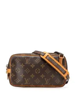 Louis Vuitton Pre-Owned: Коричневая сумка через плечо 