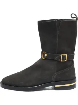 Versace Pre-Owned: Чёрные ботинки 