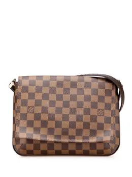 Louis Vuitton Pre-Owned: Коричневая сумка через плечо 