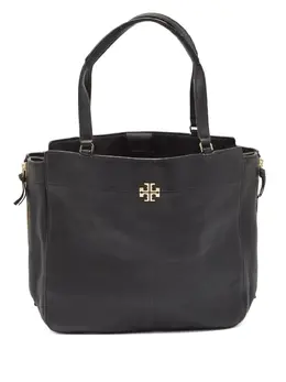 Tory Burch: Чёрная сумка-шоппер 