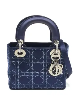 Christian Dior Pre-Owned: Голубая сумка-шоппер 