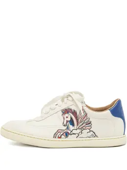 Hermès Pre-Owned: Белые кроссовки 
