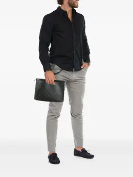 Louis Vuitton Pre-Owned: Чёрный клатч 