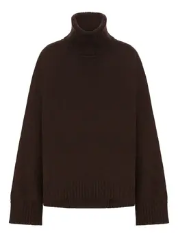 Alberta Ferretti: Коричневый свитер 