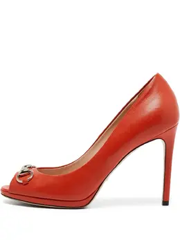 Gucci Pre-Owned: Оранжевые босоножки 
