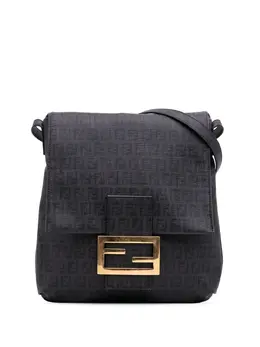 Fendi Pre-Owned: Чёрная сумка через плечо 