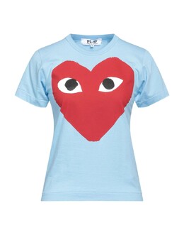 Comme des Garçons: Голубая футболка 