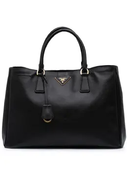 Prada Pre-Owned: Чёрная сумка-шоппер 