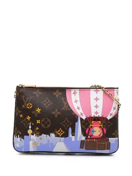 Louis Vuitton Pre-Owned: Коричневая сумка через плечо 
