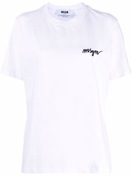 MSGM: Белая футболка 