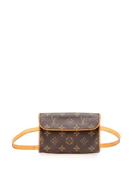 Louis Vuitton Pre-Owned: Коричневая поясная сумка 