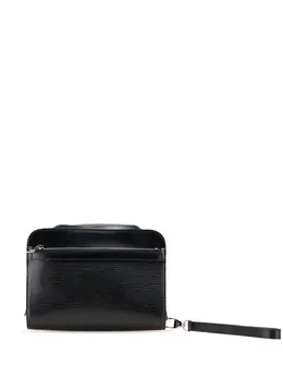 Louis Vuitton Pre-Owned: Чёрный клатч 