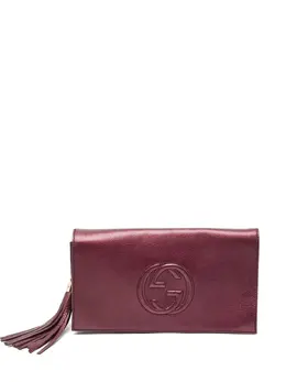 Gucci Pre-Owned: Фиолетовый клатч 