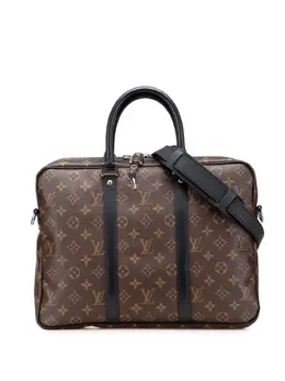 Louis Vuitton Pre-Owned: Коричневая сумка 