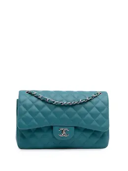 CHANEL Pre-Owned: Голубая сумка 