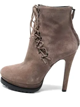 Alaïa Pre-Owned: Бежевые ботинки 