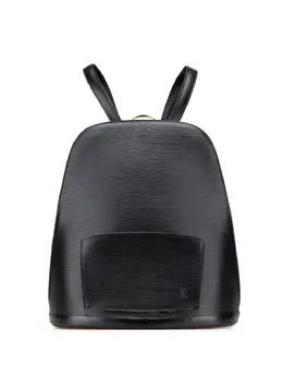 Louis Vuitton Pre-Owned: Чёрный рюкзак 