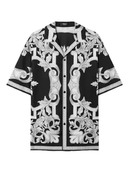 Versace: Рубашка  Baroque с принтом