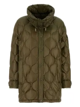 Moncler: Стёганое пальто 