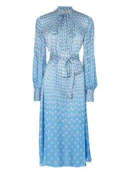 Temperley London: Платье с принтом 
