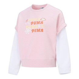PUMA: Розовый свитер 