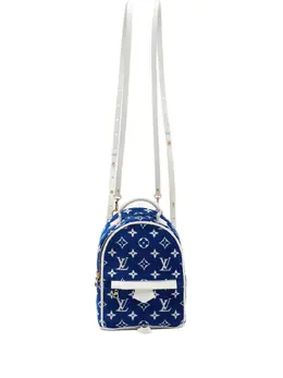Louis Vuitton Pre-Owned: Голубой рюкзак 
