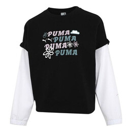 PUMA: Чёрный свитер 