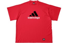 Balenciaga: Красная футболка 