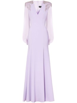 Jenny Packham: Фиолетовое платье 