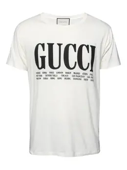Gucci Pre-Owned: Футболка с принтом 