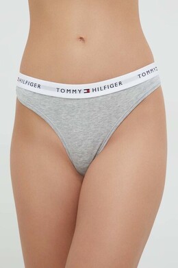Tommy Hilfiger: Серые шлёпанцы 