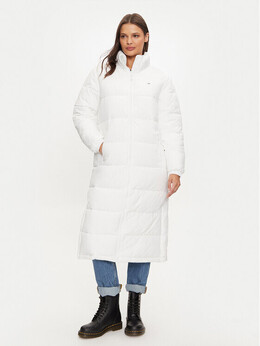 Tommy Jeans: Белый пуховик 