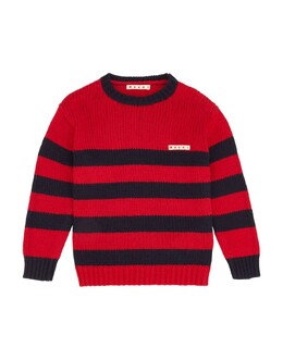 Marni: Красный свитер 