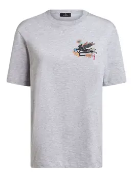 ETRO: Светлая футболка  Pegaso