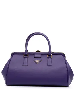 Prada Pre-Owned: Фиолетовая сумка 