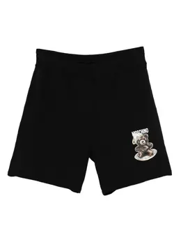 Moschino: Шорты  Teddy с принтом