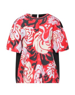 Marni: Красный топ 
