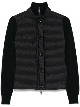 Moncler Grenoble: Чёрный кардиган 