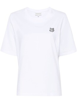 Maison Kitsuné: Белая футболка 