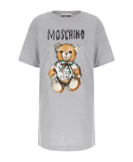 Moschino: Серое платье 