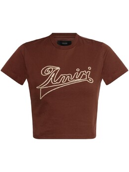 Amiri: Коричневая футболка 