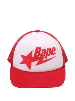 A BATHING APE®: Красная кепка 