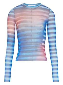 Jean Paul Gaultier: Топ с принтом 