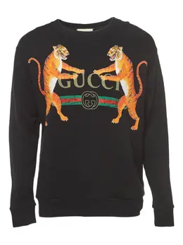 Gucci Pre-Owned: Свитшот с тигровым принтом 