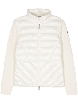 Moncler: Пуховик из шерсти 