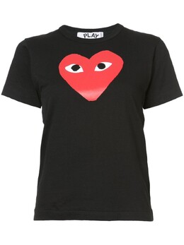 Comme Des Garçons Play: Футболка с принтом 