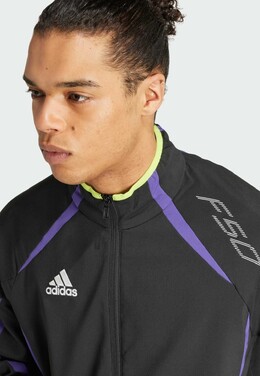 Adidas: Чёрная куртка  F-50