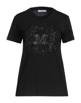 Max Mara: Чёрная футболка 
