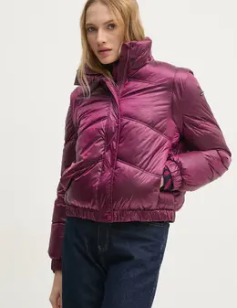 Pepe Jeans: Фиолетовая куртка 