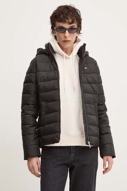 Tommy Jeans: Чёрная куртка 